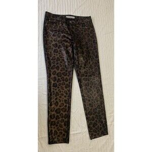 CIELO JEANS WOMENS ANIMAL PRINT PANTS SKINNY SIZE S